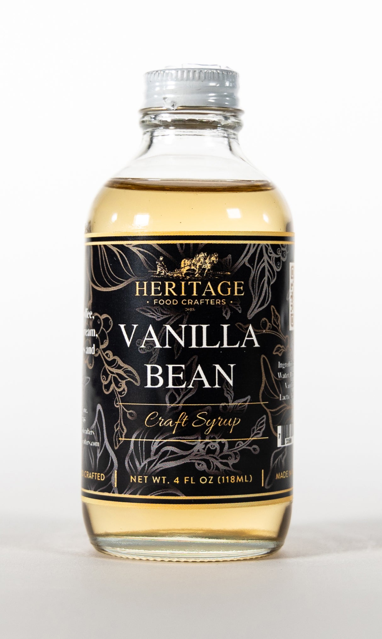 4oz Vanilla Bean Syrup